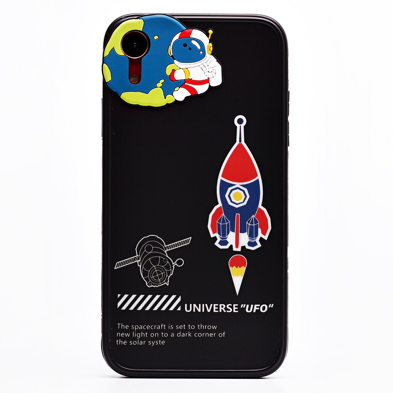 Чехол iPhone XR силиконовый (рис. 247) <черный>