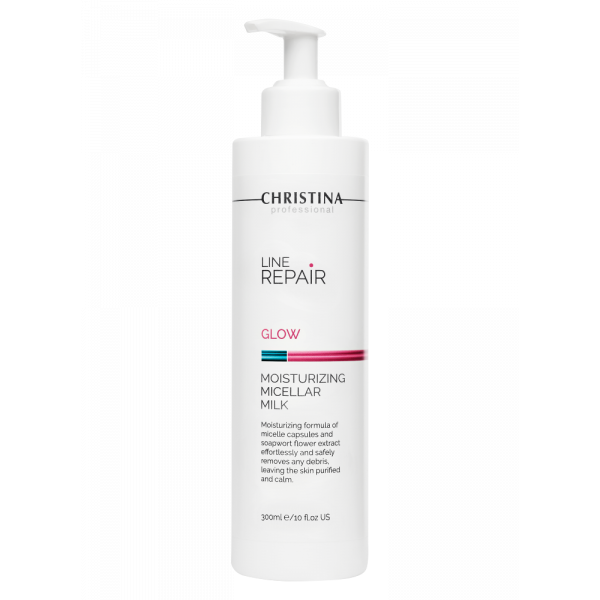 фото Мицеллярное молочко christina увлажняющее line repair glow moisturizing micellar 300 мл