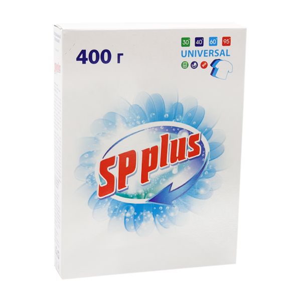 Порошок SP Plus стиральный универсальный 400г