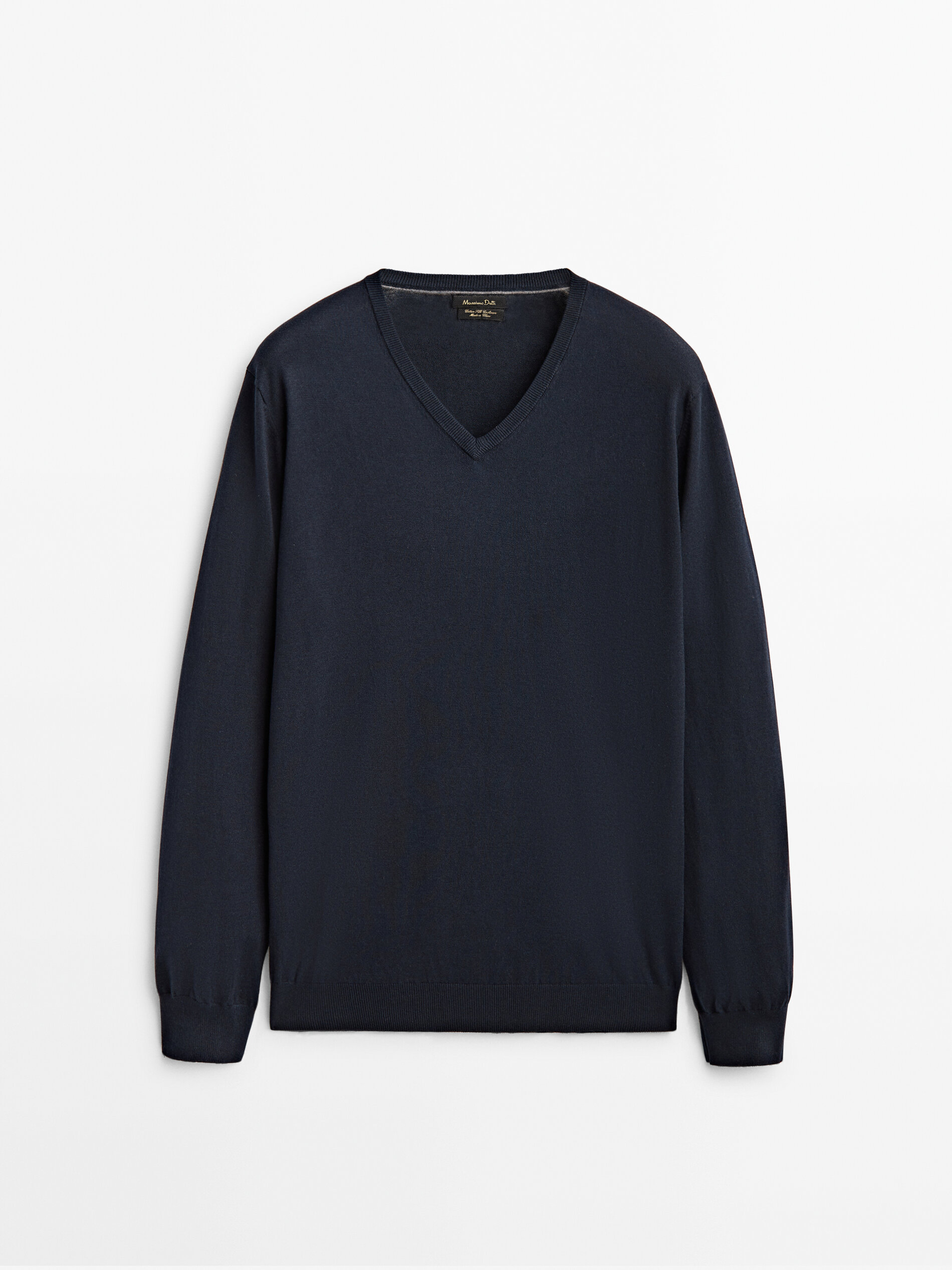 

Пуловер мужской Massimo Dutti 00944414401 синий L, 00944414401