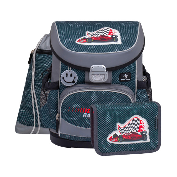 

Ранец Belmil Mini-Fit Red Dots с наполнением, Серый, Mini-Fit