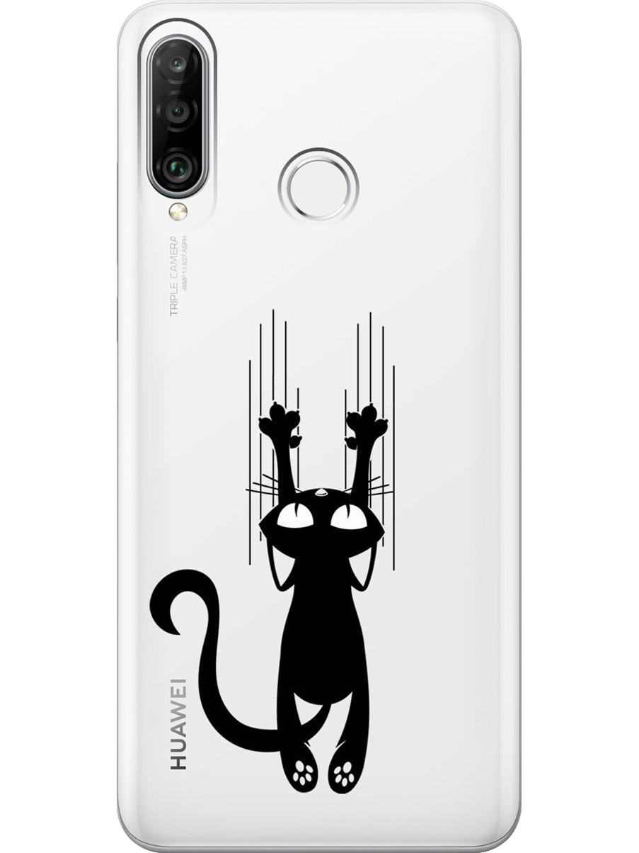 

Силиконовый чехол на Honor 20 Lite/20s, Huawei P30 Lite с принтом прозрачный 954382, Прозрачный;черный, 720772071
