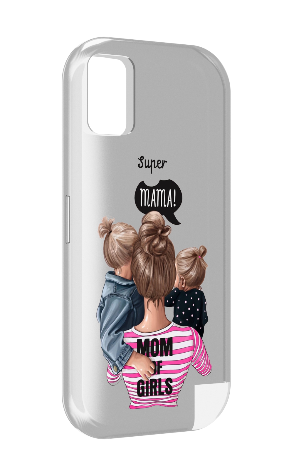 

Чехол MyPads Супер-мама-2 женский для UMIDIGI A11, Прозрачный, Tocco