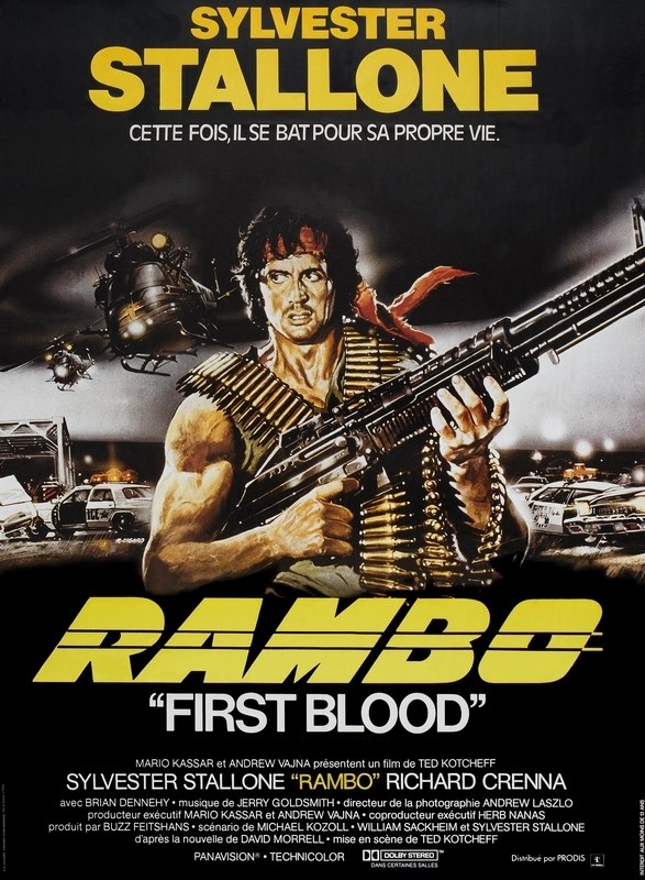 

Постер к фильму "Рэмбо: Первая кровь" (First Blood) A1