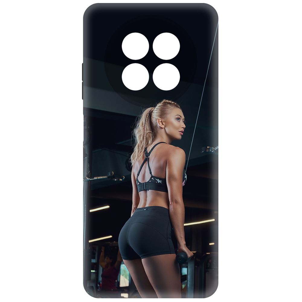 

Чехол-накладка Krutoff Soft Case Шорты женские для Realme 12 5G черный