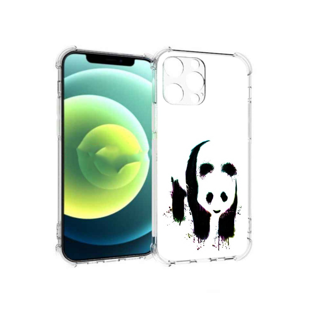 

Чехол MyPads Tocco для Apple iPhone 13 Pro панда в акварели (PT163086.612.532), Прозрачный, Tocco
