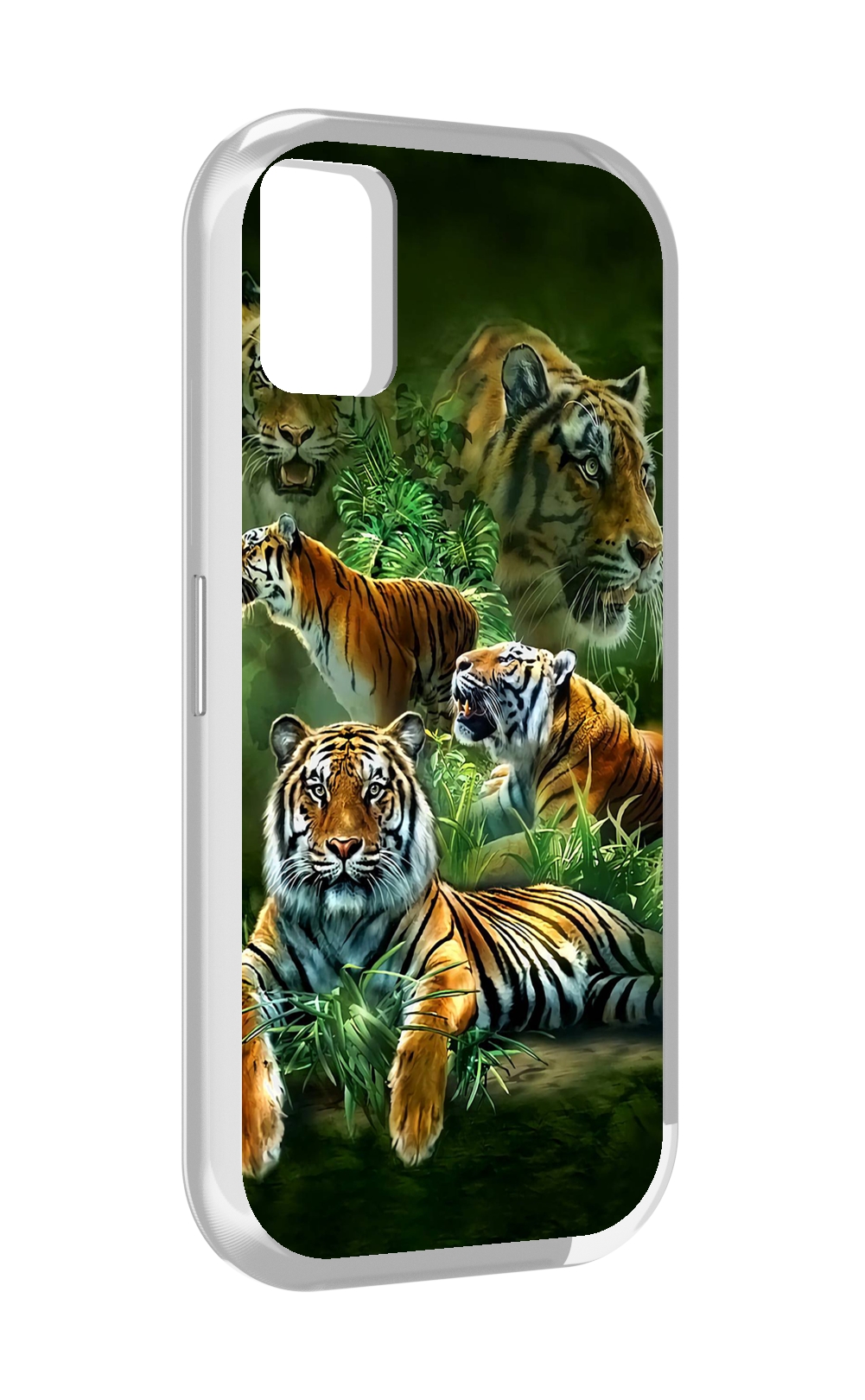 

Чехол MyPads Тигры для UMIDIGI A11, Прозрачный, Tocco