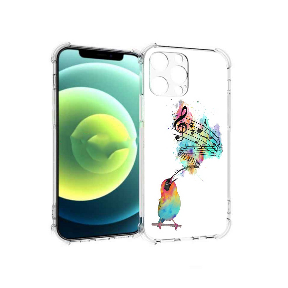 

Чехол MyPads Tocco для Apple iPhone 13 Pro певчая птичка (PT163086.612.536), Прозрачный, Tocco