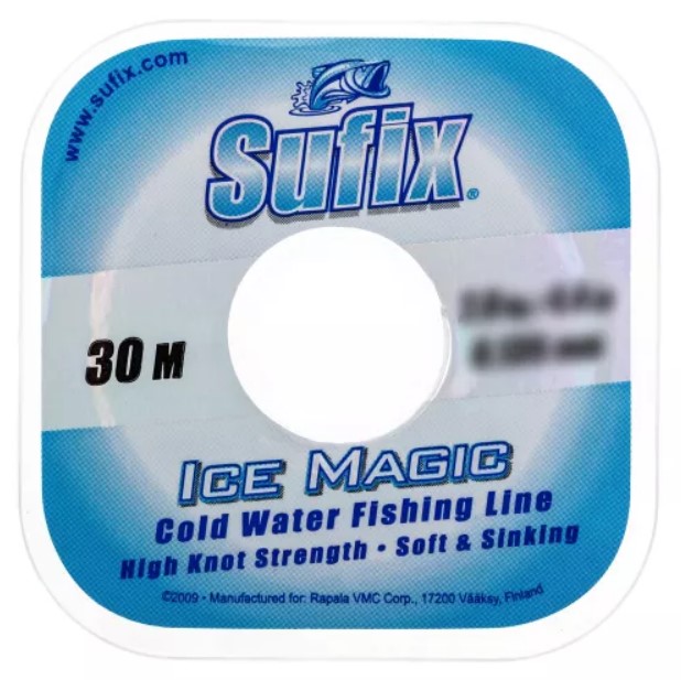 

Леска Sufix Ice Magic 30м. 0.155мм. CLEAR, Прозрачный, Ice Magic