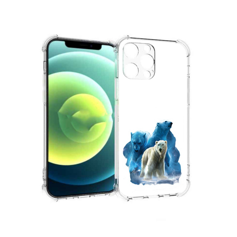 

Чехол MyPads Tocco для Apple iPhone 13 Pro полярный медведь (PT163086.612.549), Прозрачный, Tocco