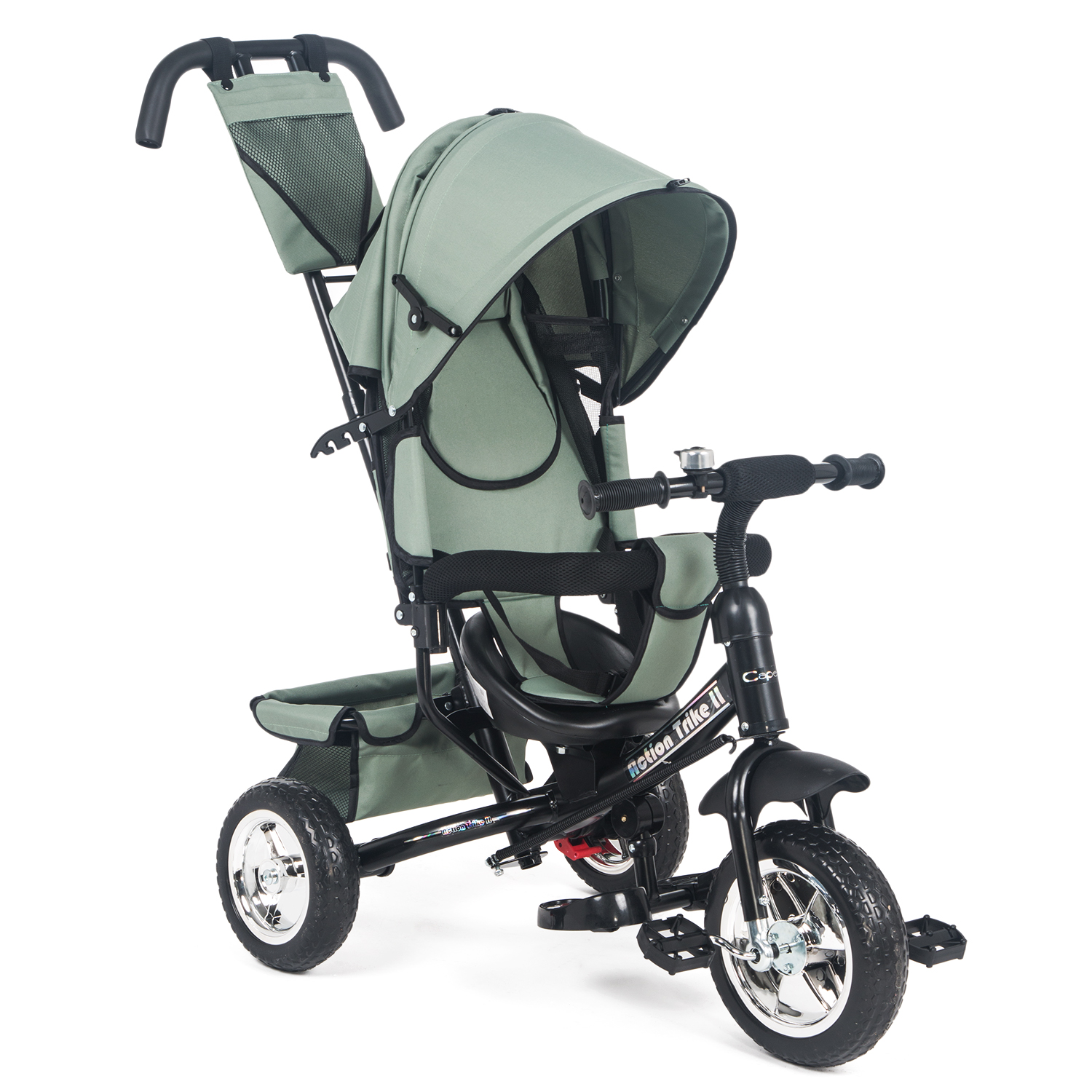 фото Трехколесный велосипед capella action trike ii 2021 action trike ii khaki green