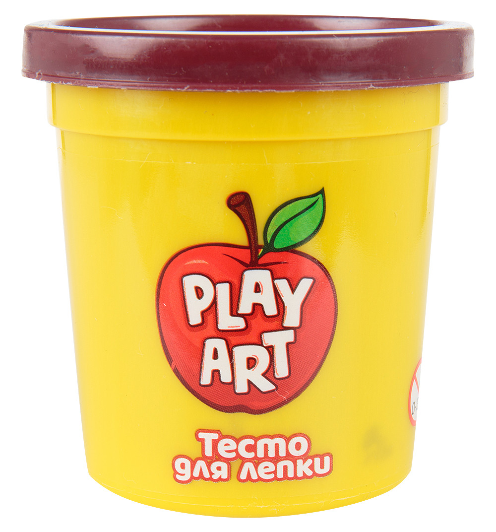 

Тесто для лепки в баночке Play art коричневый PA-3167-BR