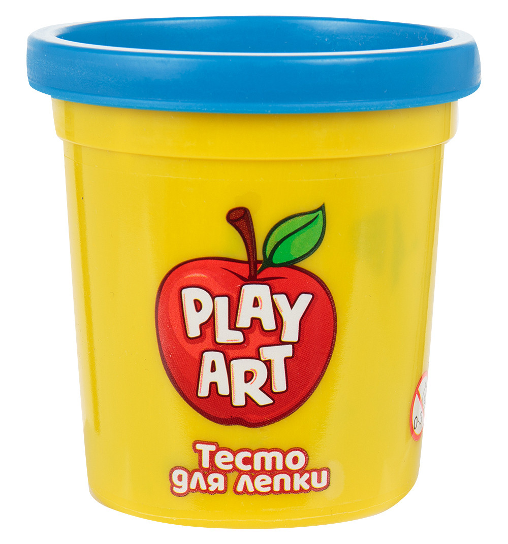 

Тесто для лепки в баночке Play art синий PA-3167-PB