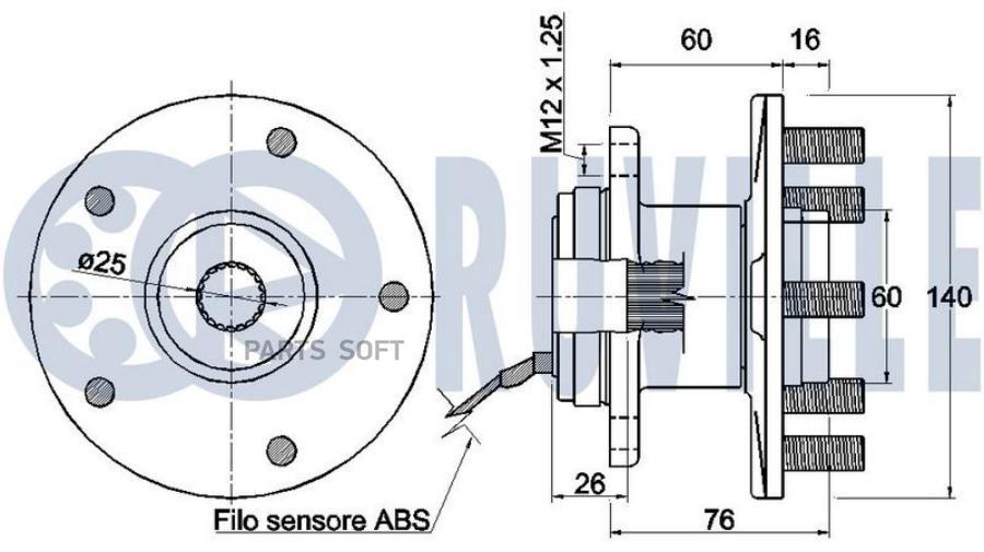 

Подшипник Ступицы Задн.Suzuki Sx4 1.6-2.0D 4Wd Jpn 06=>