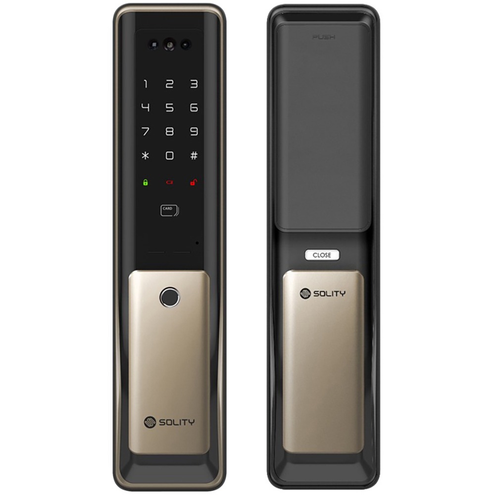 

Биометрический электронный дверной замок Solity GP-6000BAK, золотой, GP-6000BAK