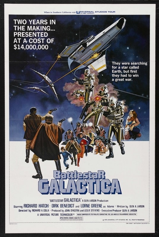 

Постер к фильму "Звездный крейсер Галактика" (Battlestar Galactica) 50x70 см