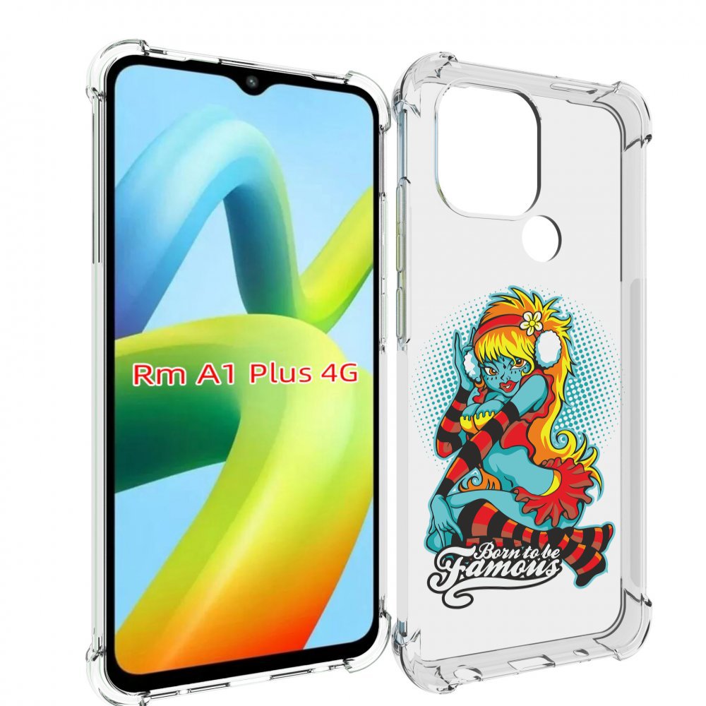 

Чехол MyPads нарисованная девушка в наушниках для Xiaomi Redmi A1 Plus +, Прозрачный, Tocco