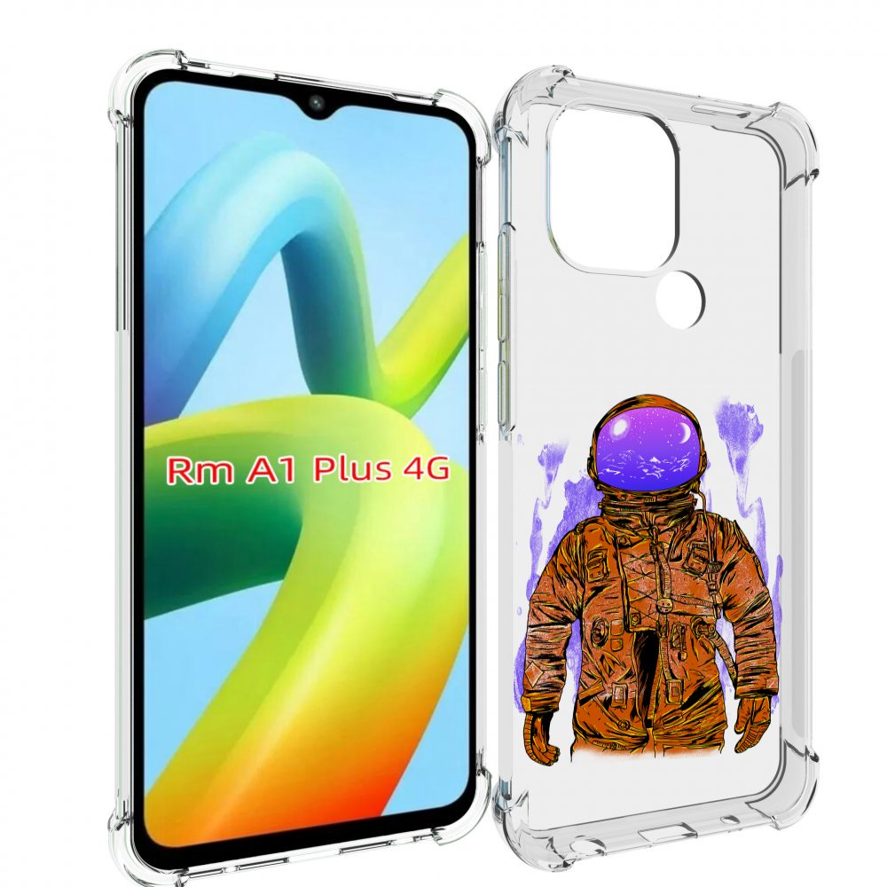 

Чехол MyPads нарисованный мужчина в скафандре для Xiaomi Redmi A1 Plus +, Прозрачный, Tocco