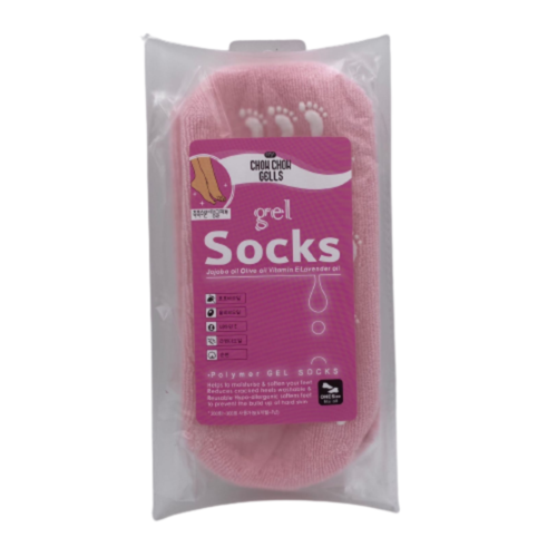 фото Носки chok chok gells gel heel socks гелевые для ухода за кожей ног, 1 пара