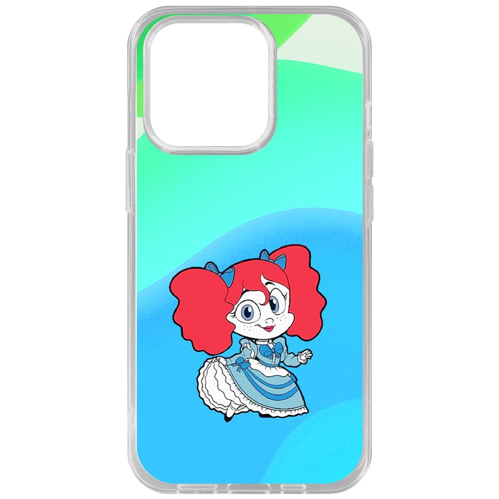 Чехол-накладка Krutoff Clear Case Хаги Ваги - Кукла Поппи для iPhone 14 Pro
