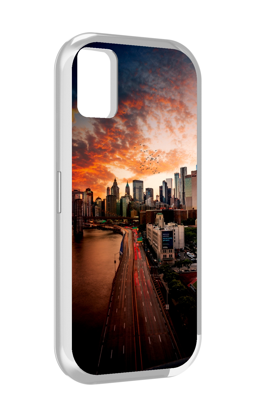 

Чехол MyPads американский город фото для UMIDIGI A11, Прозрачный, Tocco