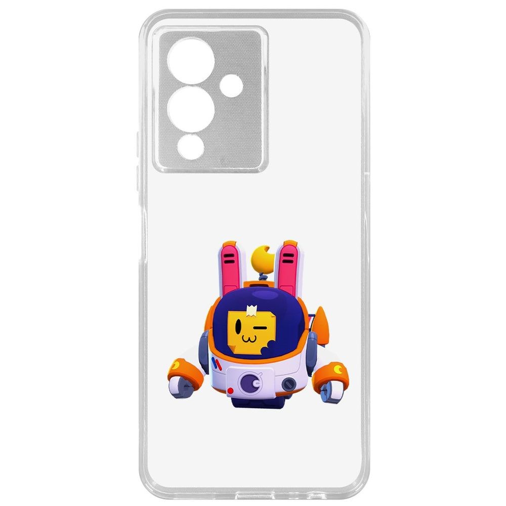 

Чехол-накладка Кейс Brawl Stars-Лунный Спраут для Infinix Note 12 Pro 5G, Прозрачный