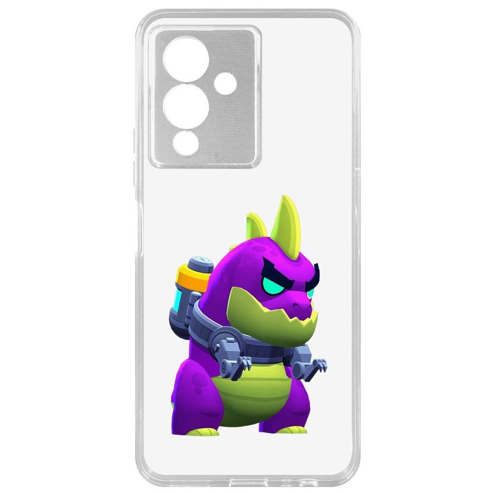 

Чехол-накладка Кейс Brawl Stars-Мегамонстр для Infinix Note 12 Pro 5G, Прозрачный