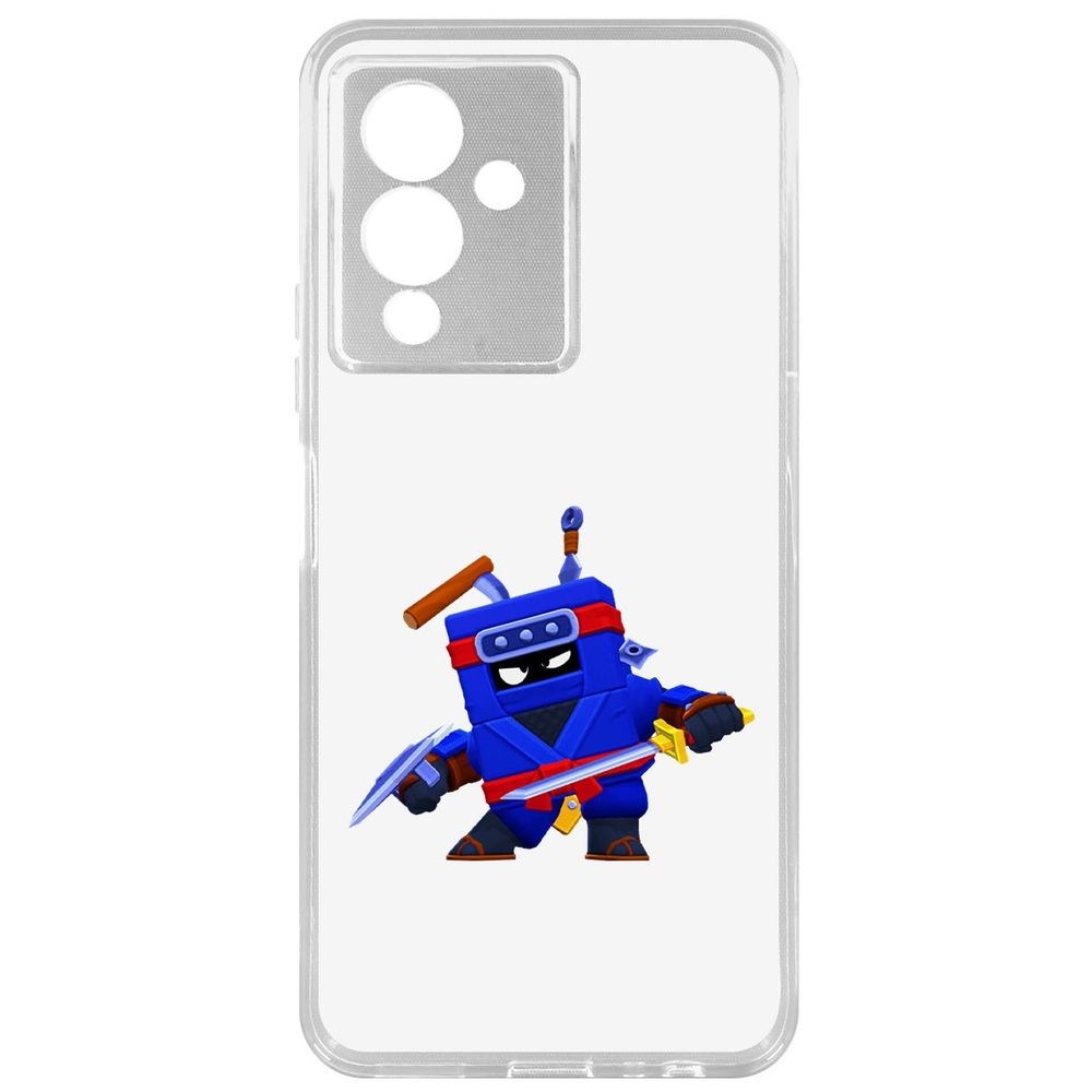 

Чехол-накладка Кейс Brawl Stars-Ниндзя Эш для Infinix Note 12 Pro 5G, Прозрачный