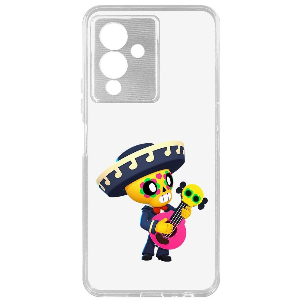 

Чехол-накладка Кейс Brawl Stars-Поко для Infinix Note 12 Pro 5G, Прозрачный