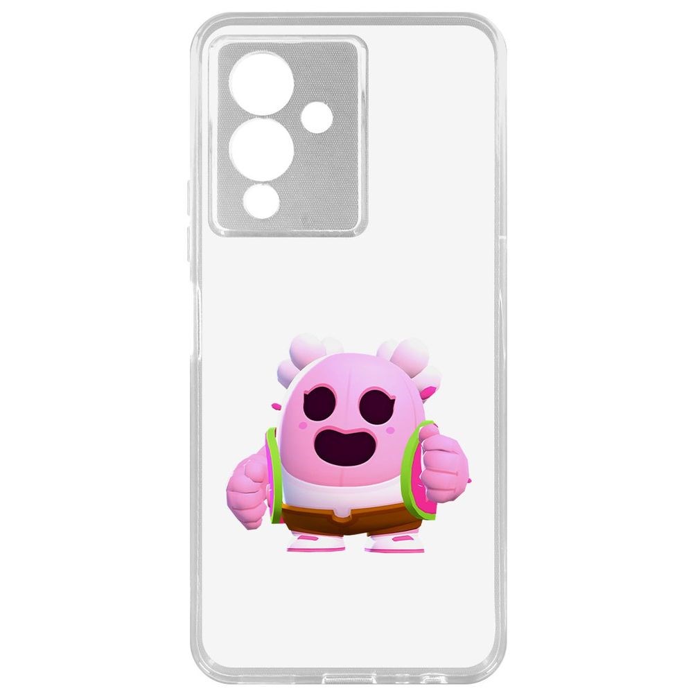 

Чехол-накладка Кейс Brawl Stars-Сакура Спайк для Infinix Note 12 Pro 5G, Прозрачный