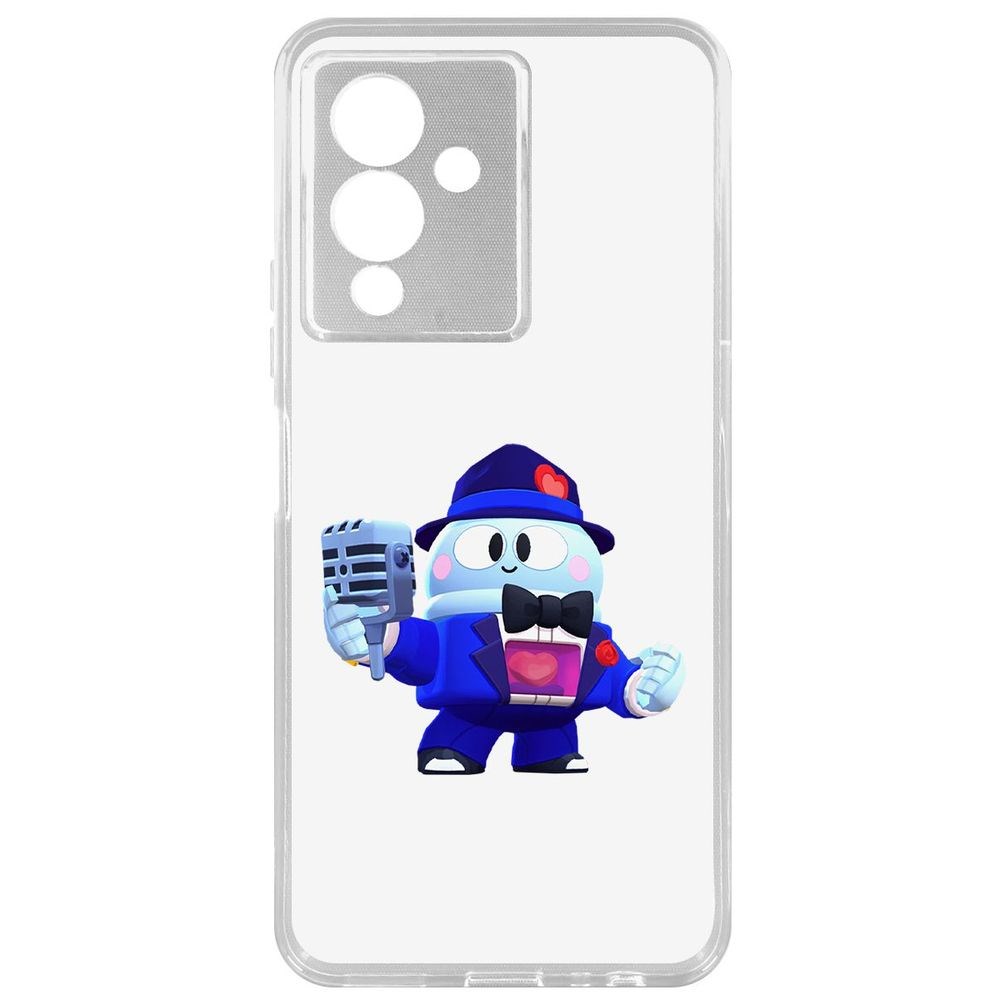 

Чехол-накладка Кейс Brawl Stars-Стильный Лу для Infinix Note 12 Pro 5G, Прозрачный
