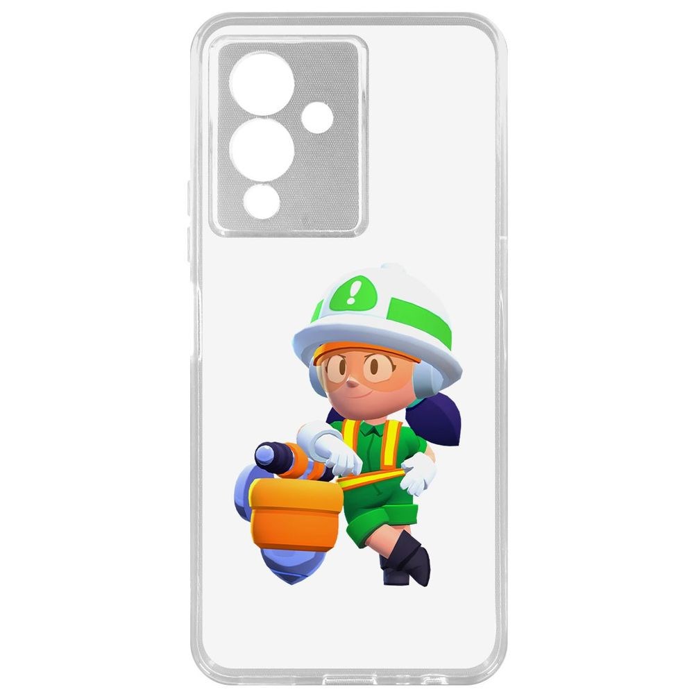 

Чехол-накладка Кейс Brawl Stars-Строительница Джеки для Infinix Note 12 Pro 5G