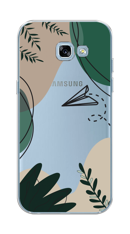 

Чехол на Samsung Galaxy A5 2017 "Secret Garden", Зеленый;бежевый;черный, 20650-1