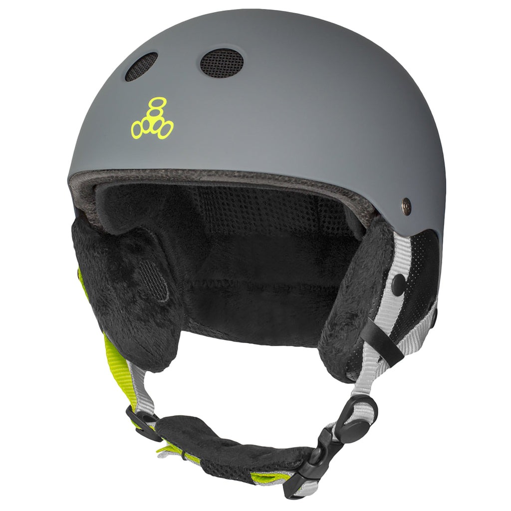 Шлем Triple 8 Standard Snow Helmet V.4 Carbon Rubber, S-M
