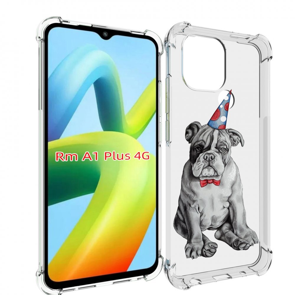 

Чехол MyPads праздничный щенок для Xiaomi Redmi A1 Plus +, Прозрачный, Tocco