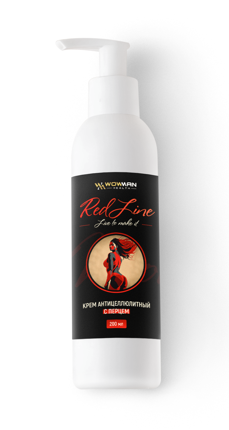 Крем антицеллюлитный с перцем WowMan REDLine Cream Slim 200 мл