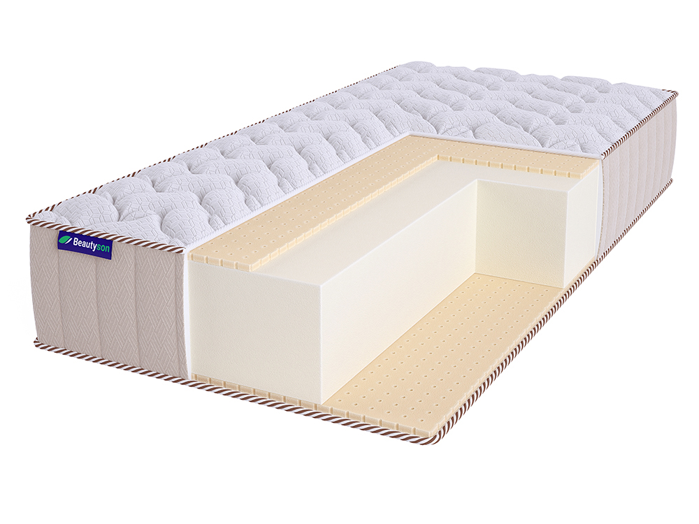 

Матрас BeautySon FOAM 18 Latex Double LUX 95х200, Белый, FOAM