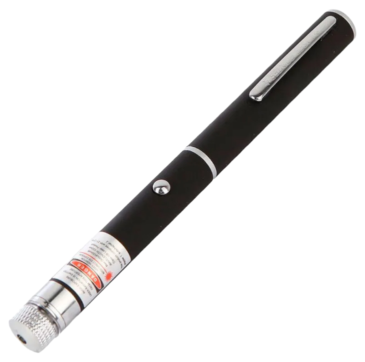 Лазерная указка Green Laser Pointer YYC03-2 1 насадка 2 шт черная