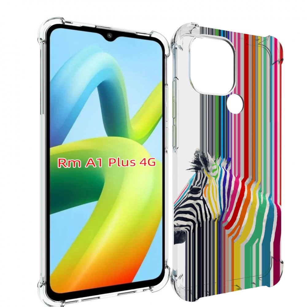 

Чехол MyPads радужная зебра для Xiaomi Redmi A1 Plus +, Прозрачный, Tocco
