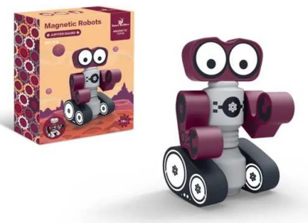 Магнитный конструктор Magnetic Robots Робот на магнитах Jupiter Guard 318 7 дет 899₽