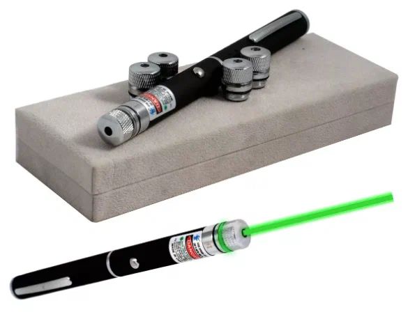 

Лазерная указка Green Laser Pointer 8420 5 в 1, 191355