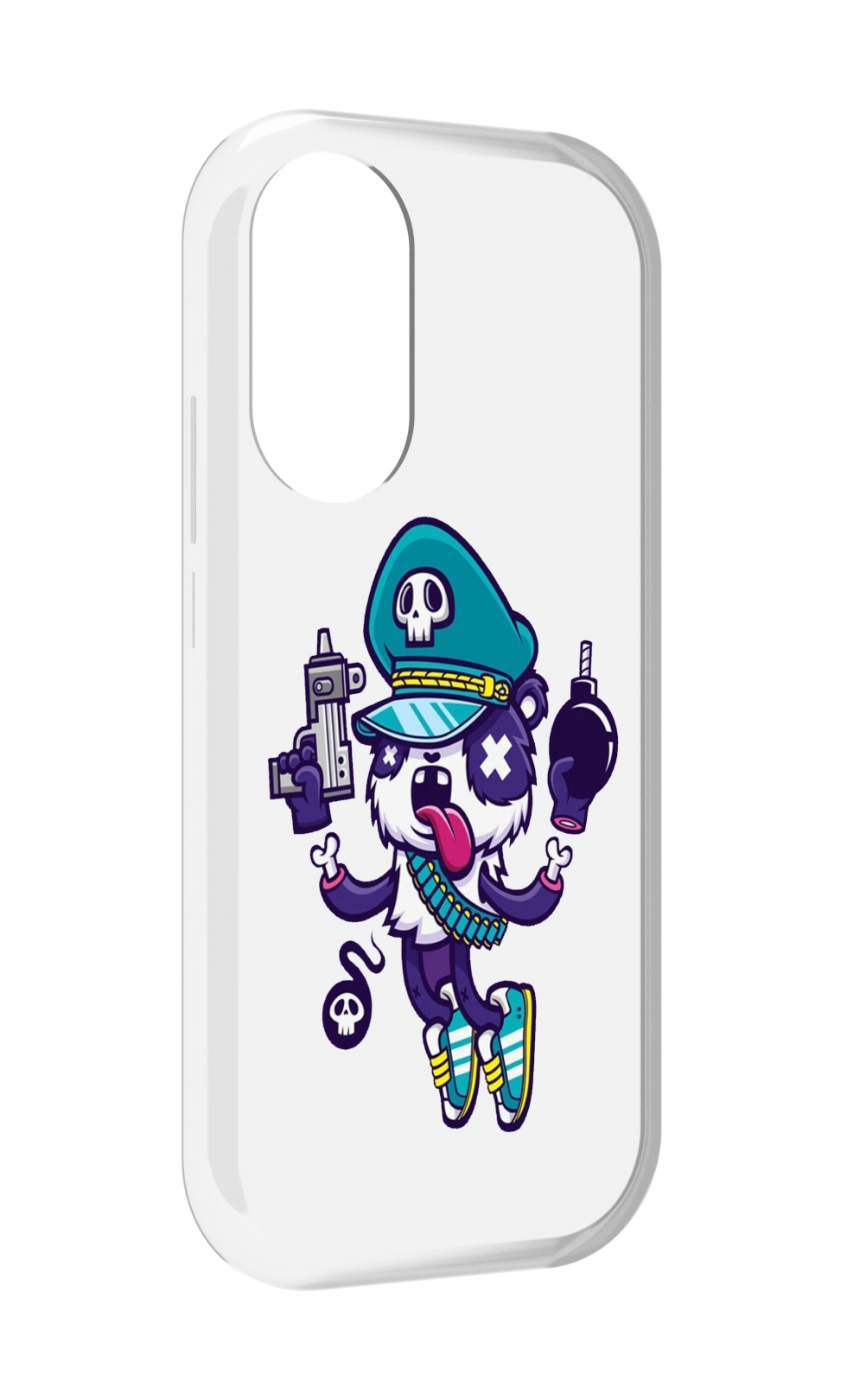 

Чехол MyPads персонаж с пистолетом и бомбочкой для Honor X7, Прозрачный, Tocco