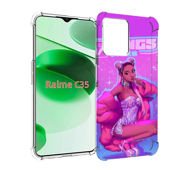 

Чехол MyPads ариана-гранде для Realme C35 / Narzo 50A Prime, Прозрачный, Tocco