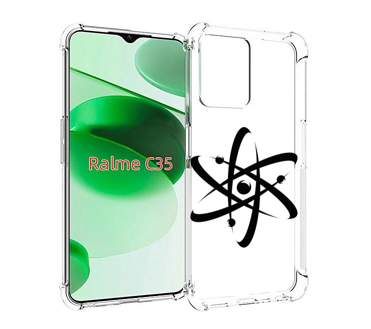 

Чехол MyPads атом для Realme C35 / Narzo 50A Prime, Прозрачный, Tocco