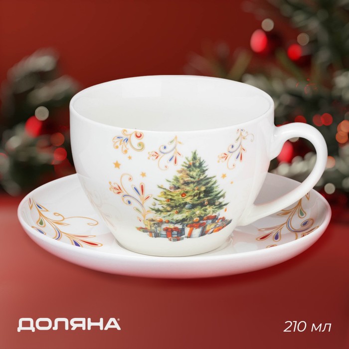 

Чайная пара Доляна «Волшебное дерево» 10338094, Белый, «Волшебное дерево»