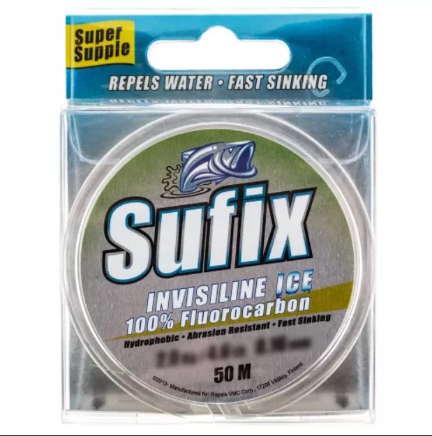 Леска Sufix Invisiline Ice Fluorocarbon 50м. 0.20мм. CLEAR