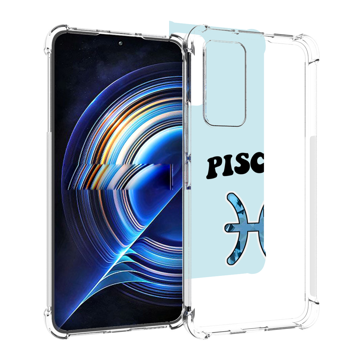 

Чехол MyPads знак-зодиака-рыбы-3 для Tecno Camon 19 Neo, Прозрачный, Tocco