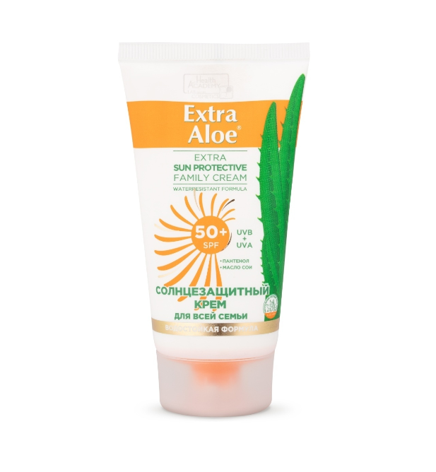 

Солнцезащитный крем Family Cosmetics для всей семьи фактор 50+, туба, 75 мл