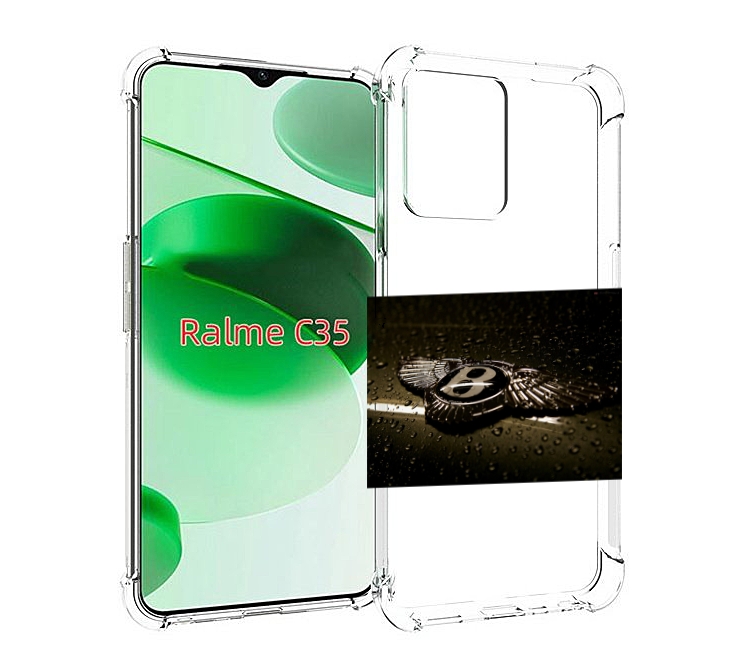 

Чехол MyPads bentley 2 мужской для Realme C35 / Narzo 50A Prime, Прозрачный, Tocco