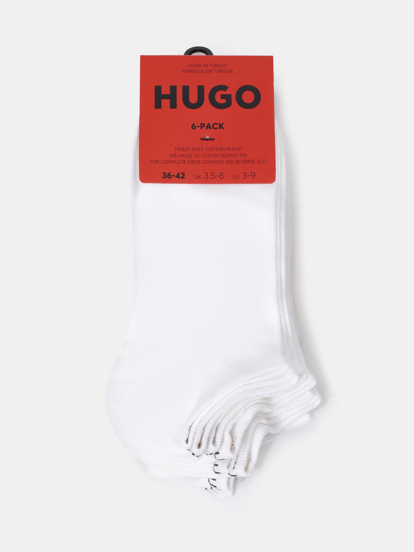 Носки женские HUGO 490207 белые 36-42 3950₽